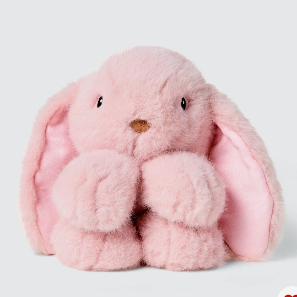 Adorable Pink Plush Bunny